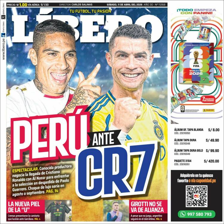 Portada de Líbero (Per&uacute;)