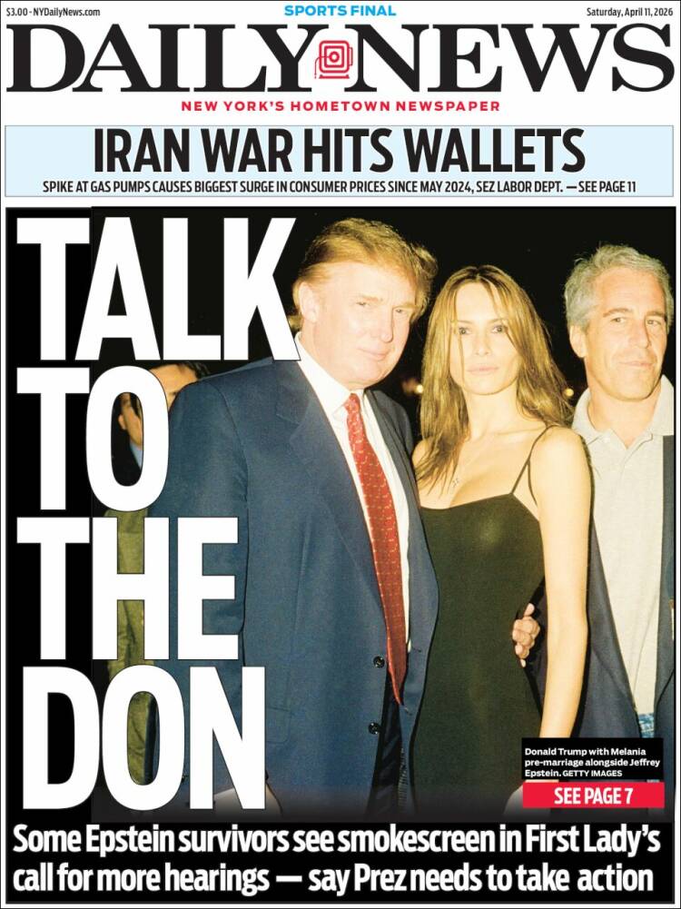 Portada de Daily News - New York (USA)