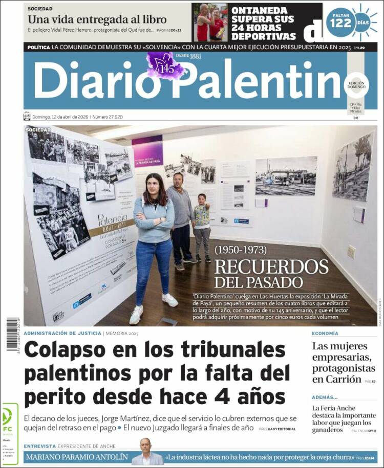Portada de Diario Palentino (Spain)