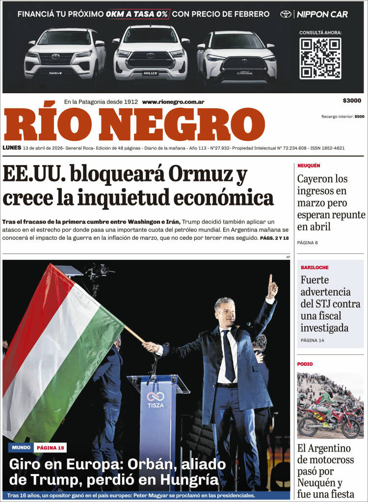 Portada de Rio Negro (Argentina)