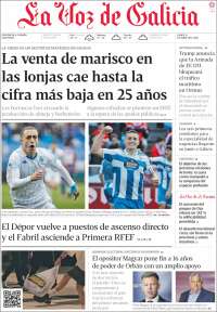 Portada de La Voz de Galicia (Spain)