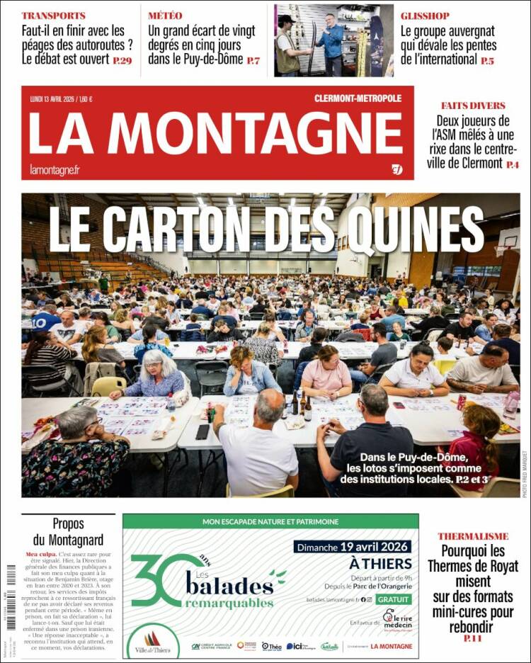 Portada de La Montagne (France)