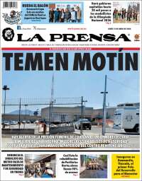Portada de La Prensa (Mexico)
