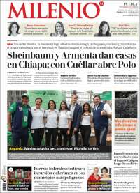 Portada de Milenio de Puebla (M&eacute;xico)