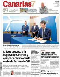 Portada de Canarias 7 (Espagne)