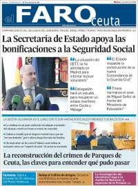 Portada de El Faro de Ceuta (Espa&ntilde;a)