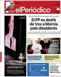 Portada de El Periódico de Catalunya (Espa&ntilde;a)