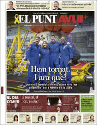Portada de El Punt Avui (Espa&ntilde;a)