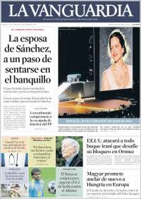 Portada de La Vanguardia (Espa&ntilde;a)