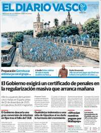 Portada de Diario Vasco (Espa&ntilde;a)