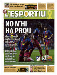 Portada de L'Esportiu (Spain)