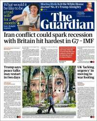 Portada de The Guardian (United Kingdom)