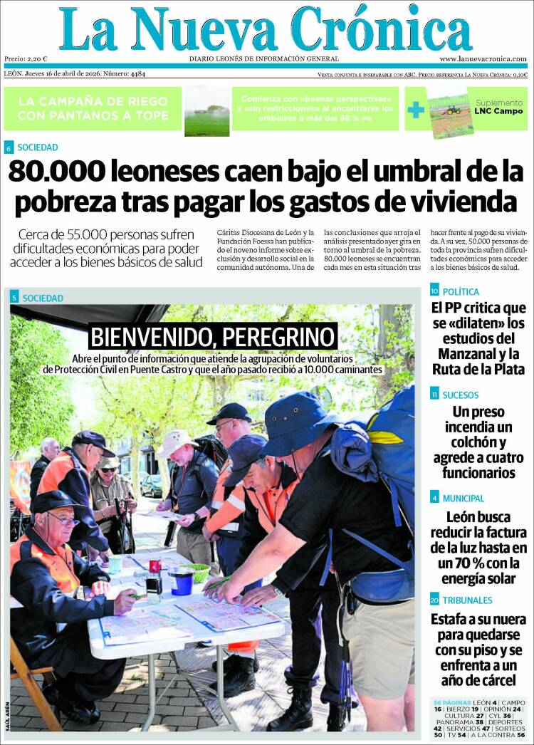 Portada de La Nueva Crónica (Espa&ntilde;a)