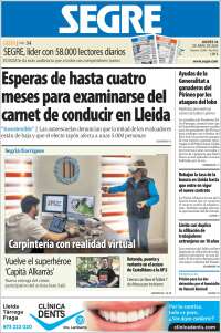 Portada de Segre  (Espa&ntilde;a)