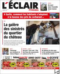 Portada de L'Eclair des Pyrénées (Francia)