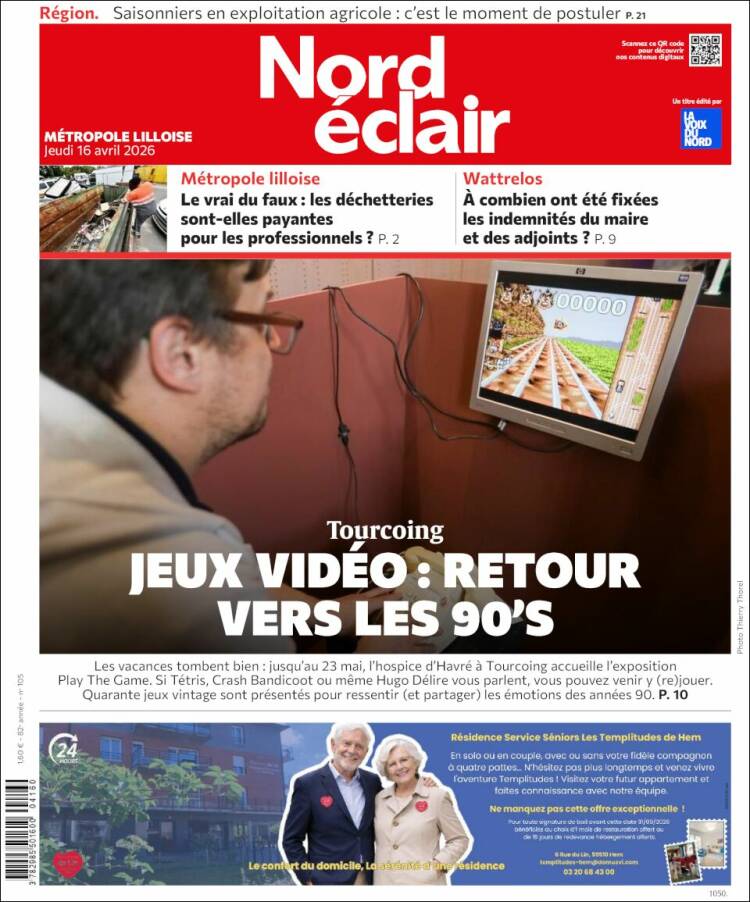Portada de Nord Éclair (Francia)