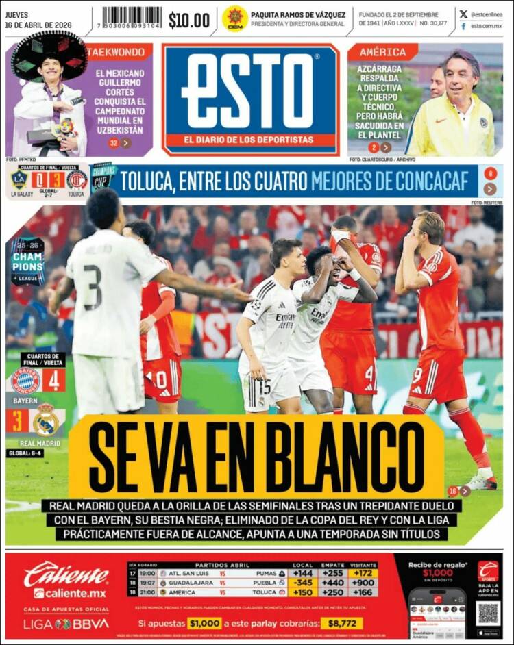 Portada de Esto (M&eacute;xico)