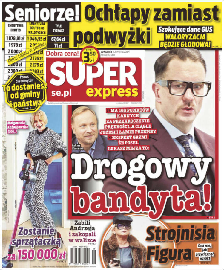 Portada de Super Express (Polonia)
