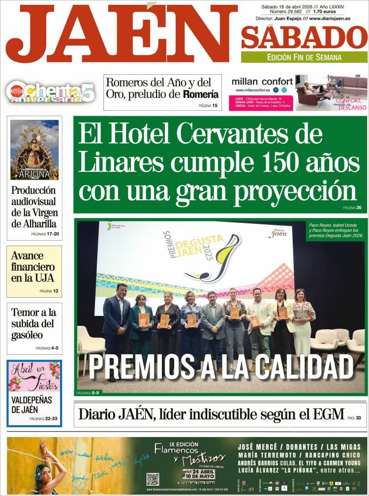 Portada de Diario Jaén (Espa&ntilde;a)