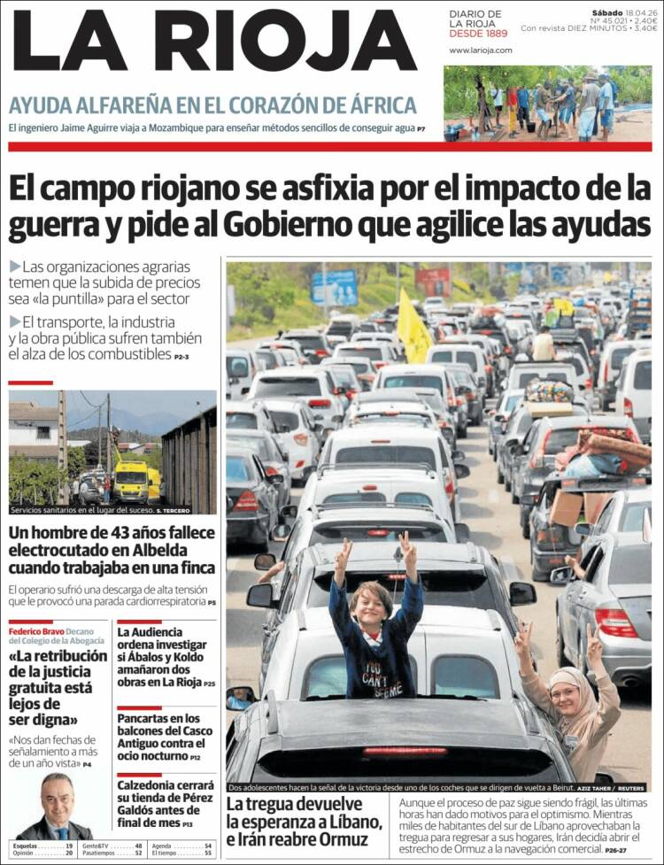 Portada de La Rioja (Espa&ntilde;a)