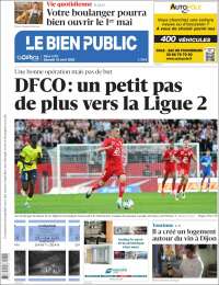 Portada de Le Bien Public (Francia)