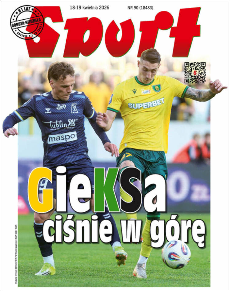 Portada de Katowicki Sport (Polonia)