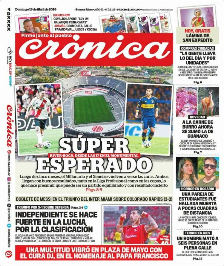 Portada de La Voz del Chaco (Argentina)