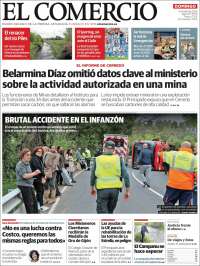 Portada de El Comercio - Gijón (Espa&ntilde;a)