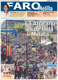 Portada de El Faro de Melilla (Spain)