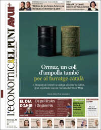 Portada de El Punt Avui (Espa&ntilde;a)