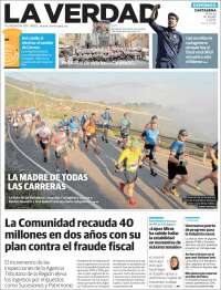 Portada de La Verdad de Cartagena (Espa&ntilde;a)