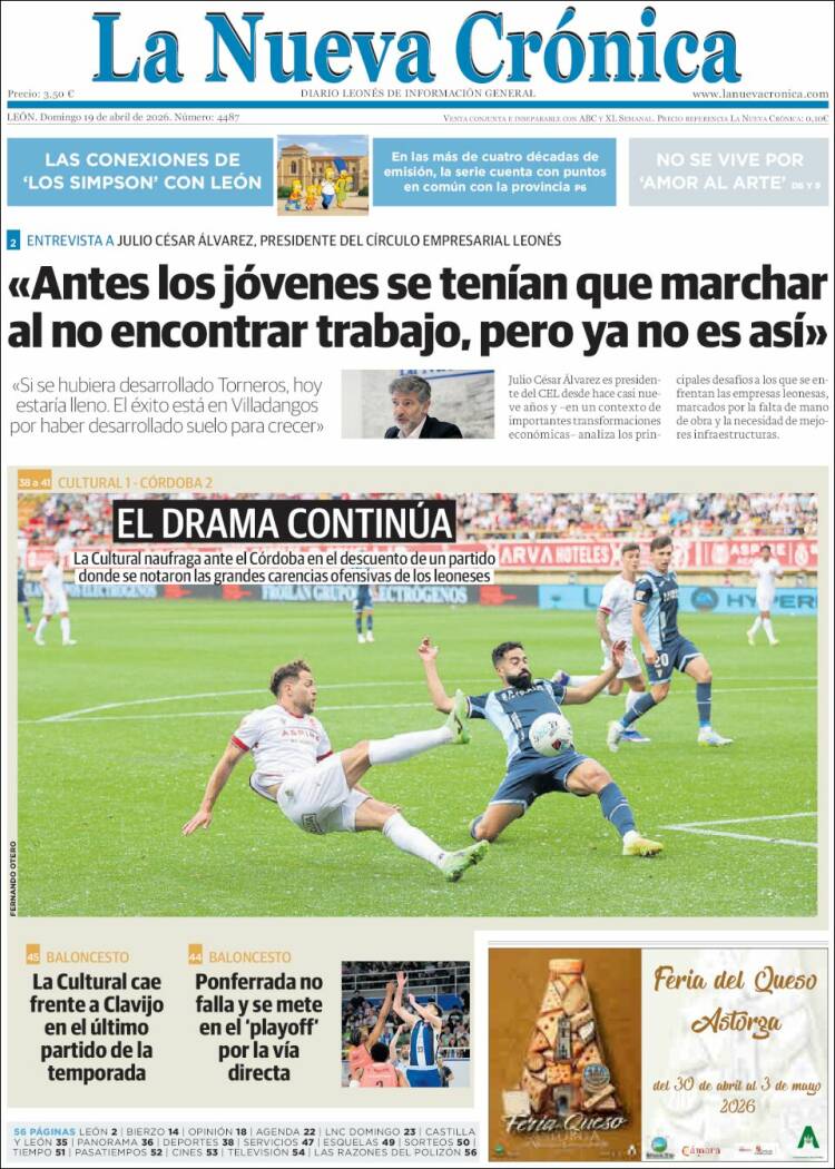 Portada de La Nueva Crónica (Espa&ntilde;a)