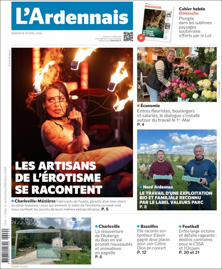 Portada de L'Ardenais (Francia)