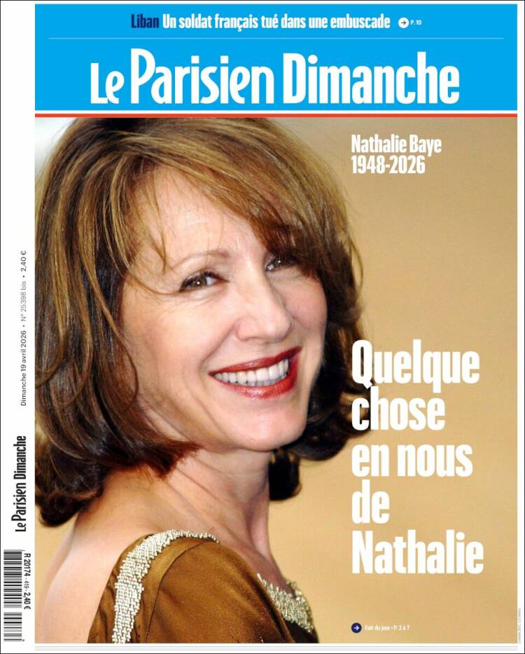 Portada de Le Parisien (Francia)