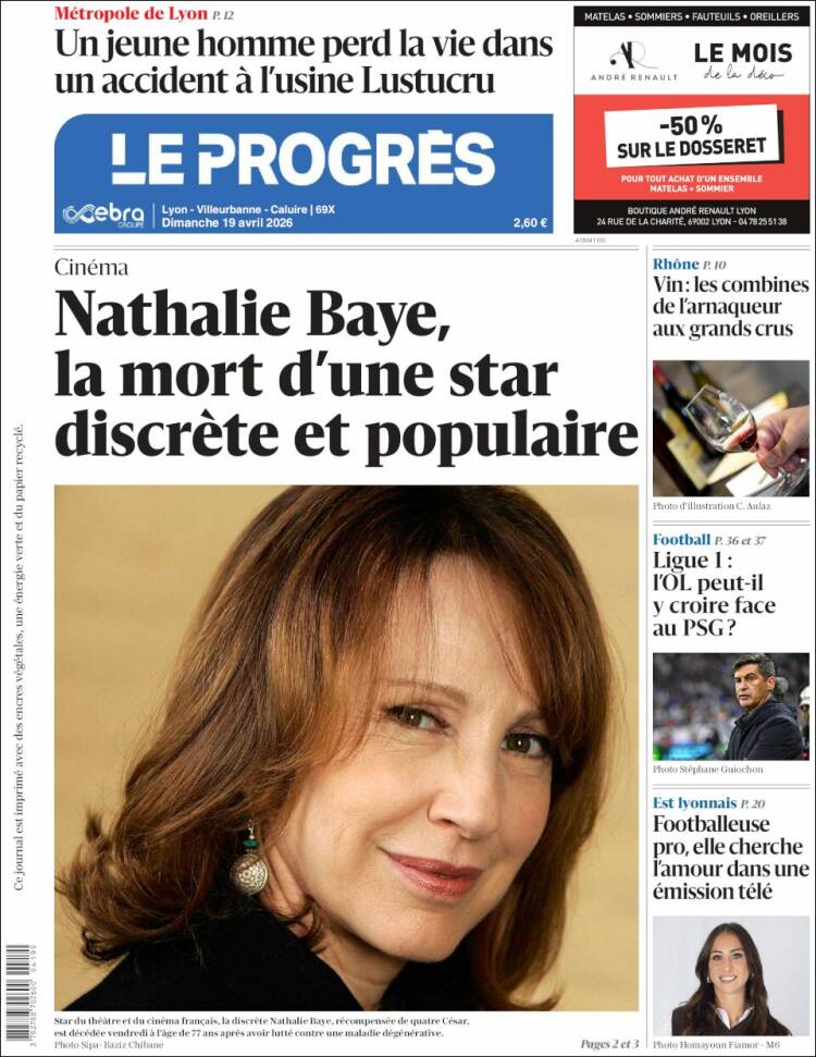 Portada de Progres de Fecamp (Francia)