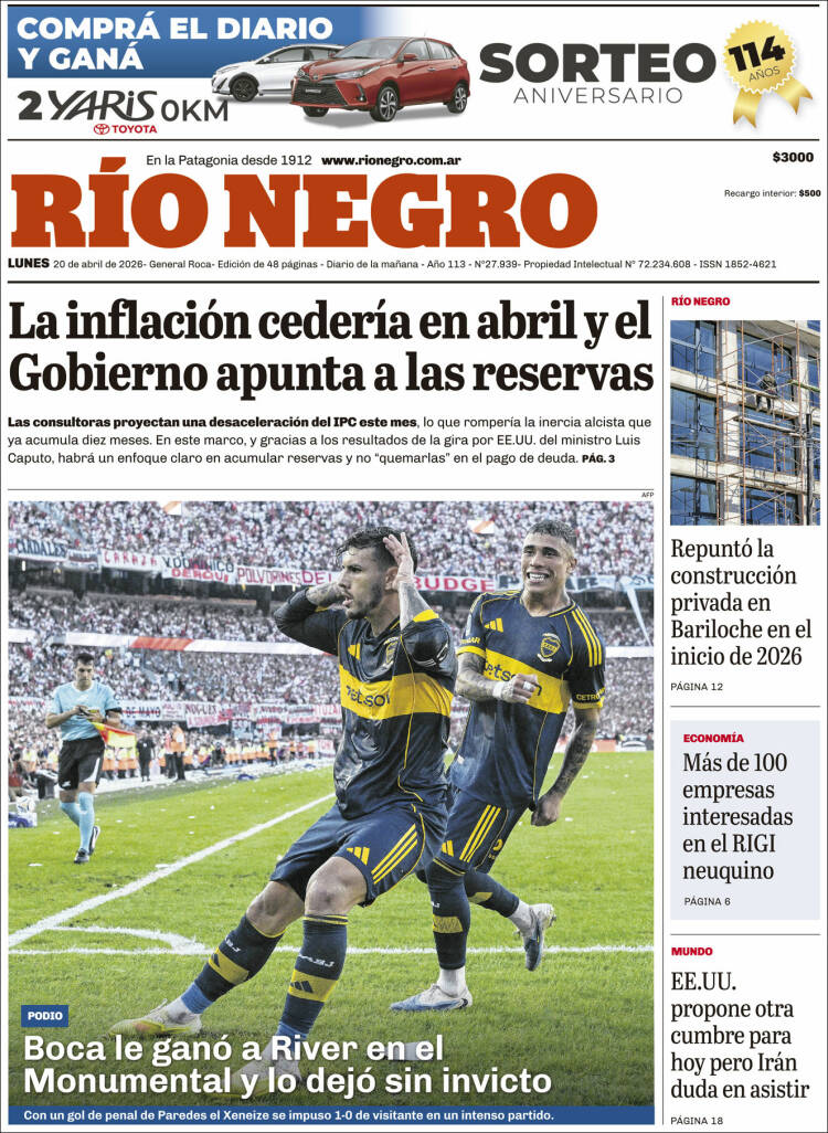 Portada de Rio Negro (Argentina)