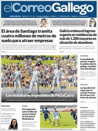 Portada de El Correo Gallego (Espa&ntilde;a)