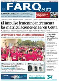 Portada de El Faro de Ceuta (Espa&ntilde;a)