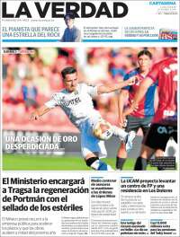 Portada de La Verdad de Cartagena (Espa&ntilde;a)