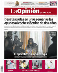 Portada de La Opinión de Murcia (Espa&ntilde;a)