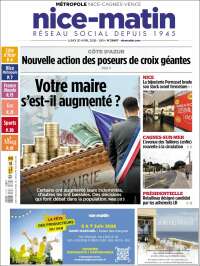 Portada de Nice-Matin (Francia)