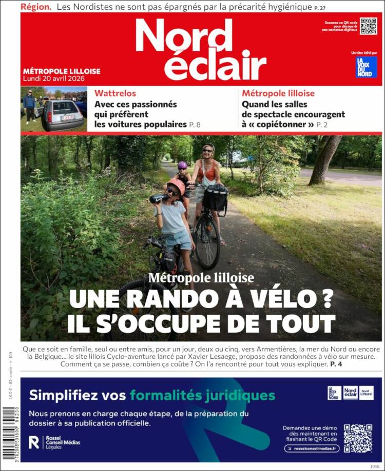 Portada de Nord Éclair (Francia)
