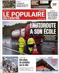 Portada de Le Populaire du Centre (Francia)