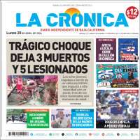 Portada de La Crónica de Baja California (M&eacute;xico)