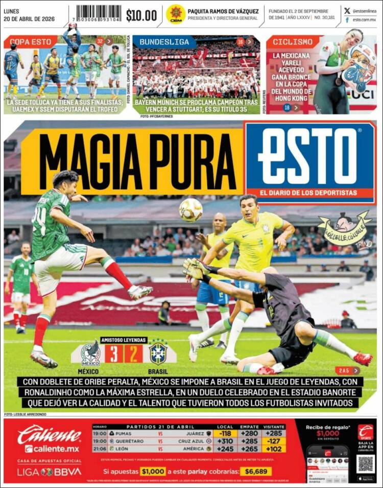 Portada de Esto (M&eacute;xico)