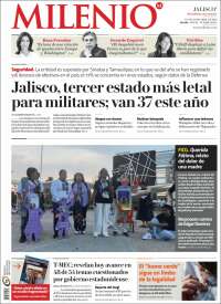 Portada de Milenio - Jalisco (M&eacute;xico)