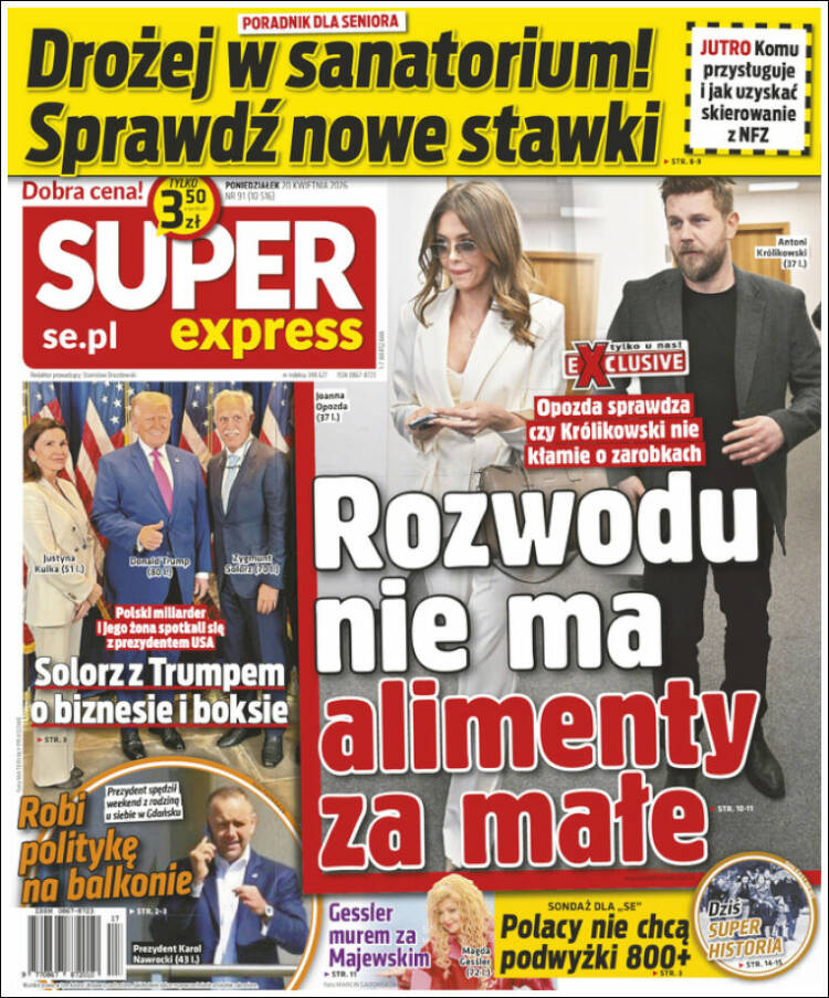 Portada de Super Express (Polonia)