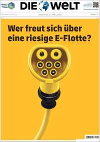 Portada de Die Welt (Alemania)