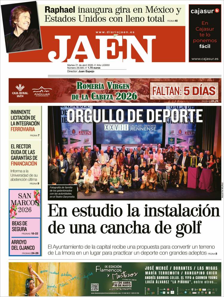 Portada de Diario Jaén (Espa&ntilde;a)