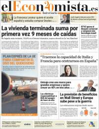 Portada de El Economista (Espa&ntilde;a)